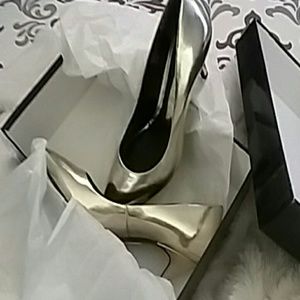 Gold heels